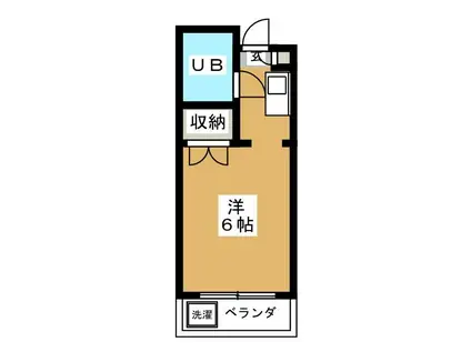 サンパレスステイル(1K/3階)の間取り写真