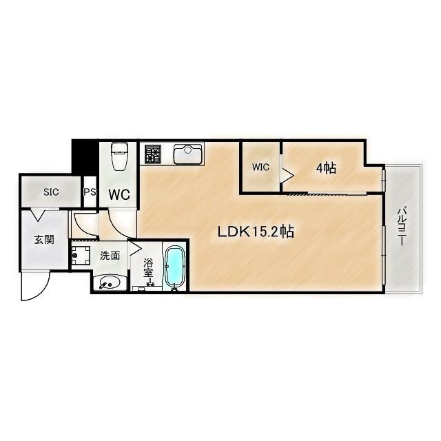 LEGALAND猫 MIYAKOJIMA(1LDK/3階)の間取り写真