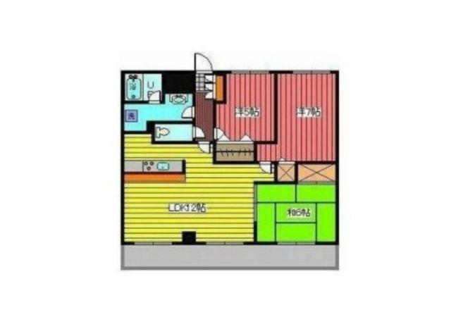 PARK SQUARE 西川口(3LDK/6階)の間取り写真