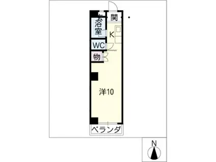 メゾン古橋(1K/2階)の間取り写真