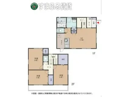 ネクストA(3LDK/1階)の間取り写真