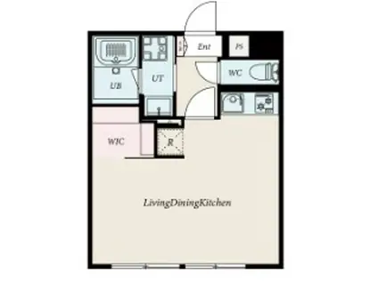 サンパーク恵比寿(ワンルーム/11階)の間取り写真