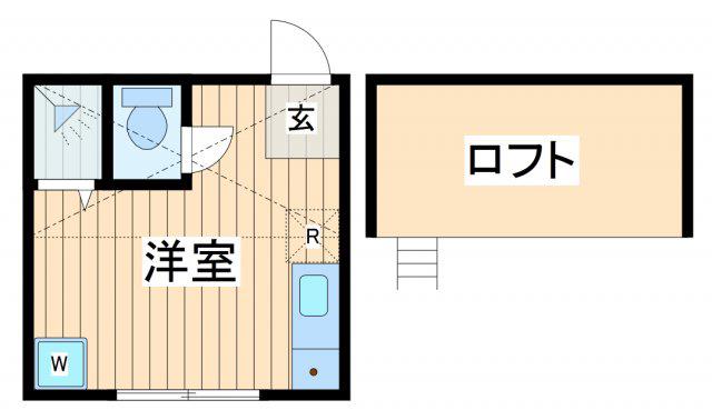 ティーエム市場大和町(ワンルーム/2階)の間取り写真