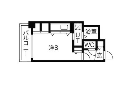 BLANCNOIR N13.EXE(ワンルーム/5階)の間取り写真