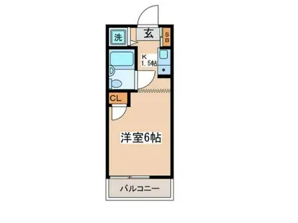 WINBELLSOLO西目白(1K/3階)の間取り写真