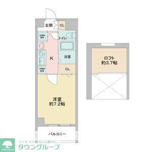 ベレーサ金山(1K/7階)の間取り写真