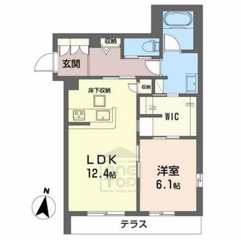 BONRAVIN TOYONAKA PREMIER(1LDK/1階)の間取り写真