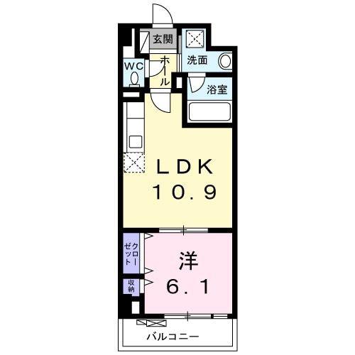 グランステージ綱島(1LDK/1階)の間取り写真