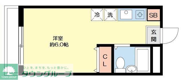 ル・クレール練馬(ワンルーム/2階)の間取り写真