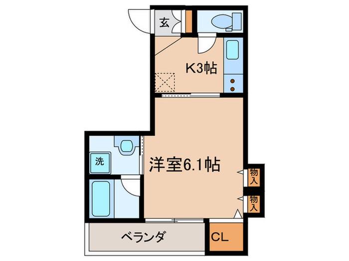 PETI PART I(1K/2階)の間取り写真
