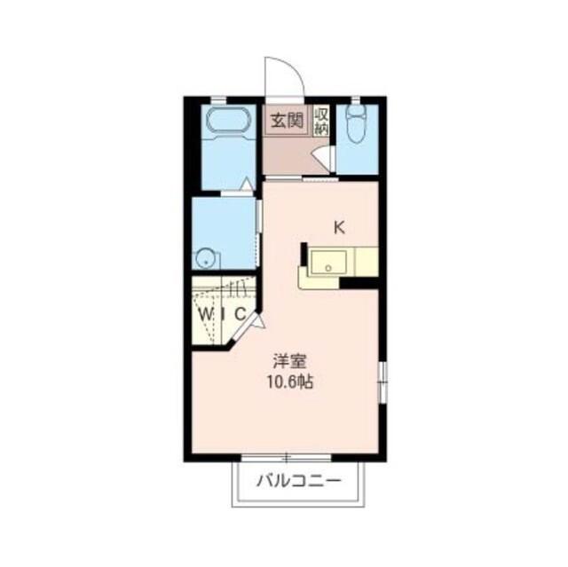 ソフィア西寺尾(ワンルーム/2階)の間取り写真