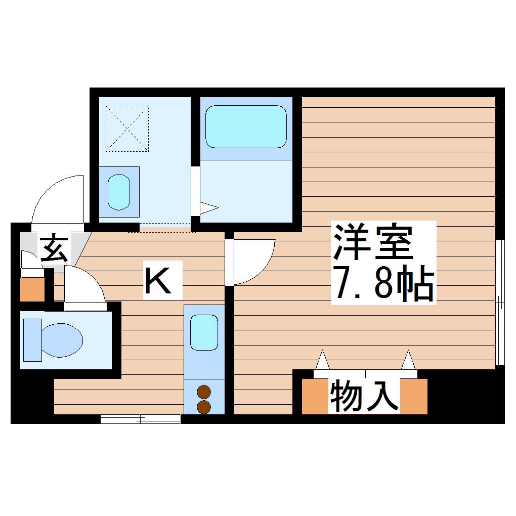 MUSE SINTERA(1K/5階)の間取り写真