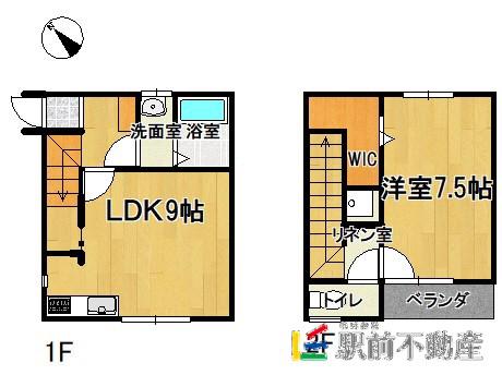 マインシュロス(1LDK/1階)の間取り写真