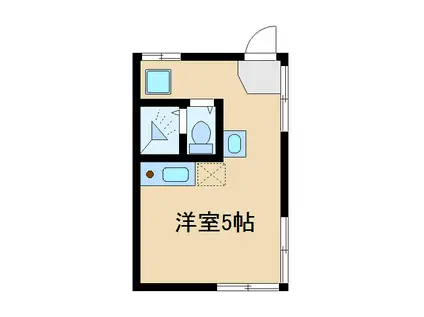 ファブール貫井(ワンルーム/1階)の間取り写真