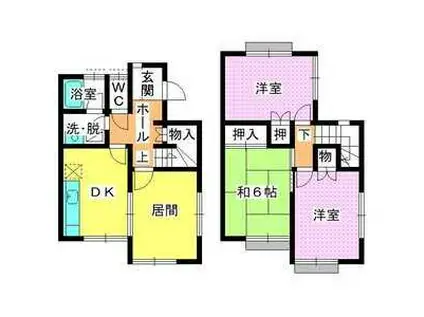 生の松原ニュータウンS(4DK/1階)の間取り写真