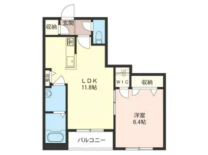 ブリオ テルツォ(1LDK/2階)の間取り写真