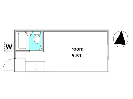 コーポみゆき(ワンルーム/1階)の間取り写真