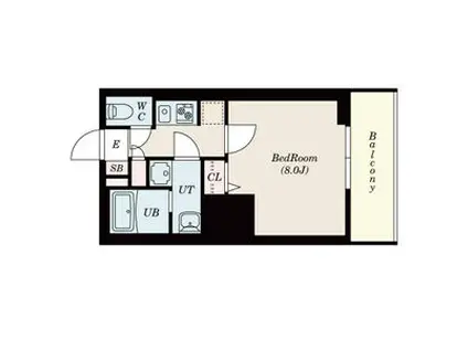 S-RESIDENCE大曽根駅前(1K/2階)の間取り写真