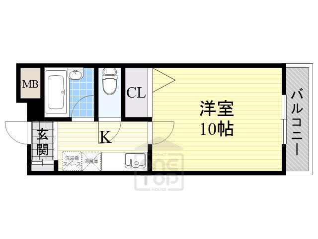 孝成ビル(1K/2階)の間取り写真