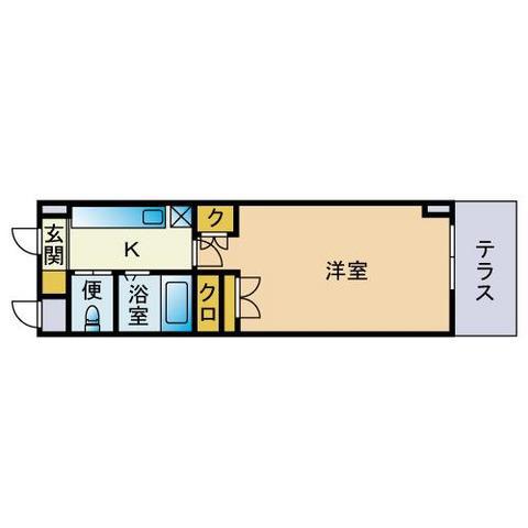 アドバンストラスト20(1K/3階)の間取り写真