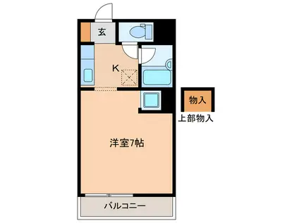 メゾン北寺(1K/3階)の間取り写真