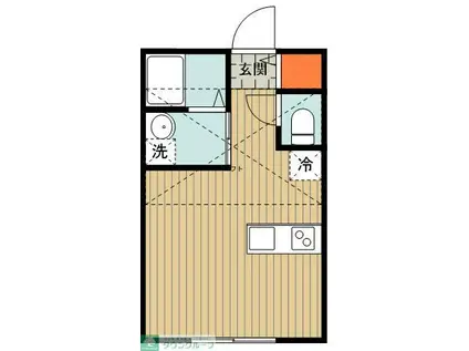 JR高崎線 桶川駅 徒歩7分 2階建 築1年(ワンルーム/1階)の間取り写真