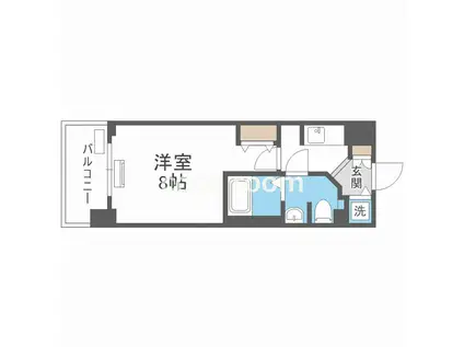 エスライズ梅田北(1K/11階)の間取り写真