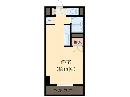 本郷ハイホーム(ワンルーム/8階)の間取り写真