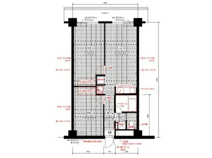 PRATIQUE SAGINOMIYA(2LDK/2階)の間取り写真