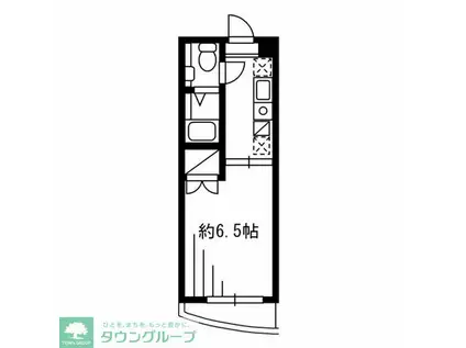 FSC新宿マンション(1K/1階)の間取り写真