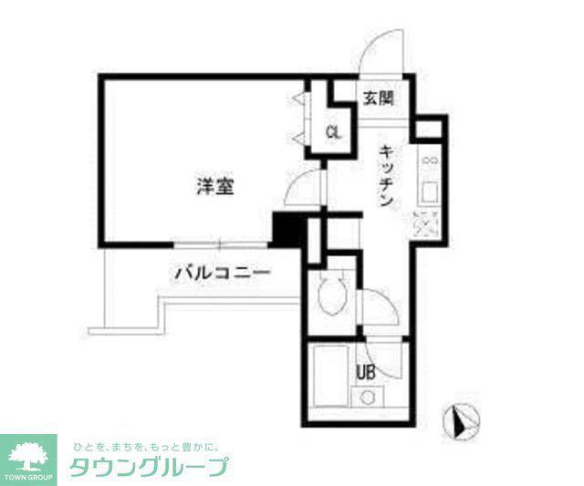 アルテール千石(1K/3階)の間取り写真