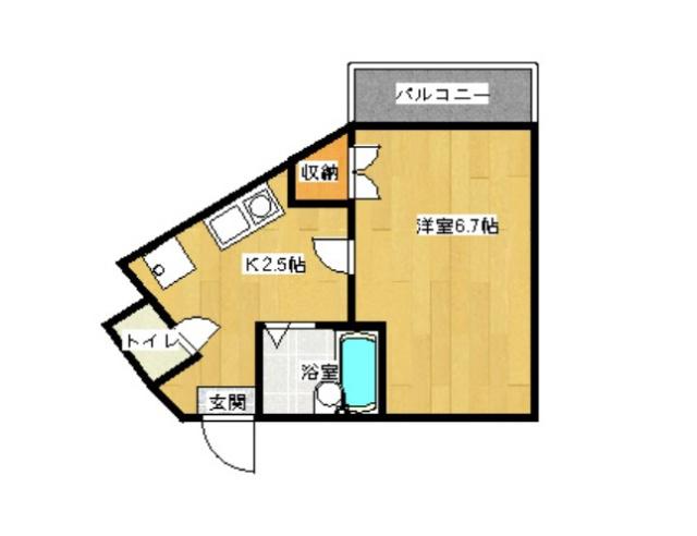 テルセーロ パートナー(1K/4階)の間取り写真