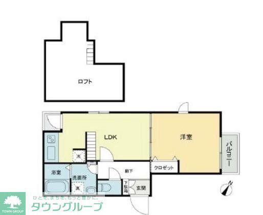 ARTEMIS MINAMI AZABU(1LDK/5階)の間取り写真