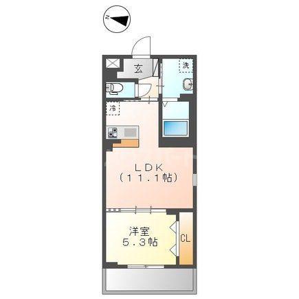 梅田3丁目マンション工事(1LDK/3階)の間取り写真