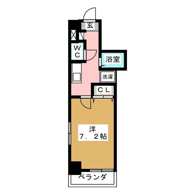 COMFYフルカワ(1K/3階)の間取り写真