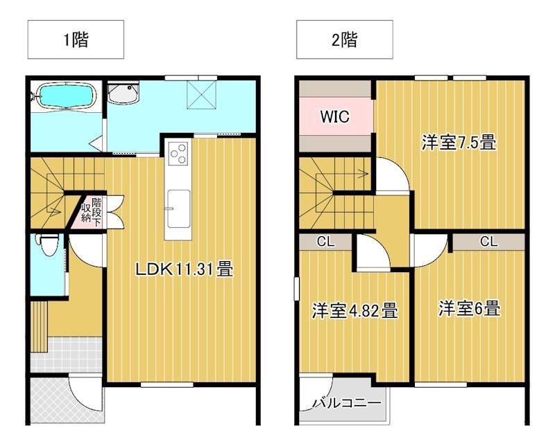 TERRA TOKIWA(3LDK/1階)の間取り写真
