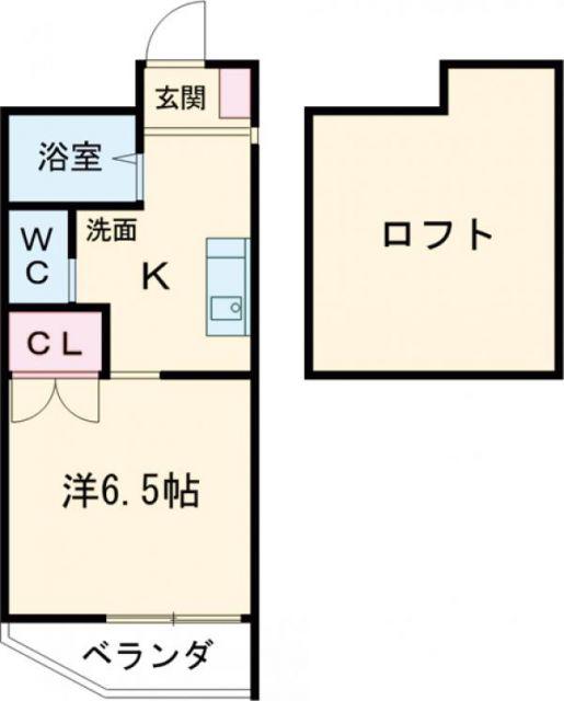 BRAVAS-I(1K/3階)の間取り写真
