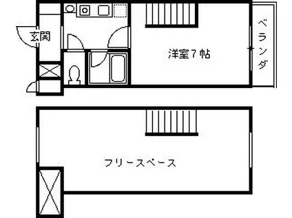 I.T.Y(2K/1階)の間取り写真