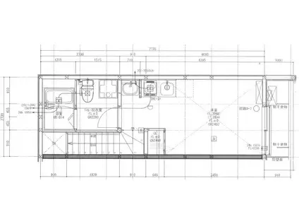 ECO`S KODAIRA(ワンルーム/2階)の間取り写真