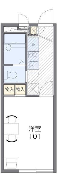 レオパレスL&P(1K/2階)の間取り写真