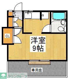 ミキコーポ栄町(ワンルーム/1階)の間取り写真