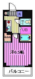 風香578(1K/3階)の間取り写真