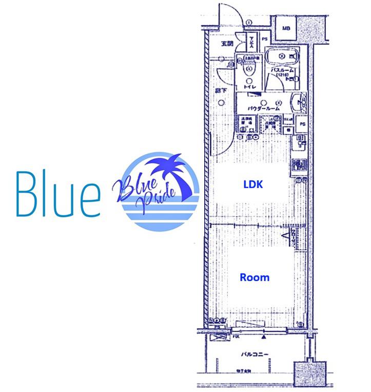 LA.PRYLE新横浜(1LDK/7階)の間取り写真