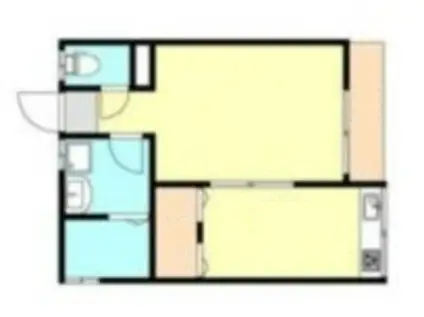 メゾンド須磨 B棟(1K/2階)の間取り写真