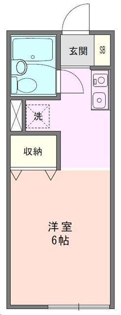 エスプリ片倉A棟(ワンルーム/2階)の間取り写真