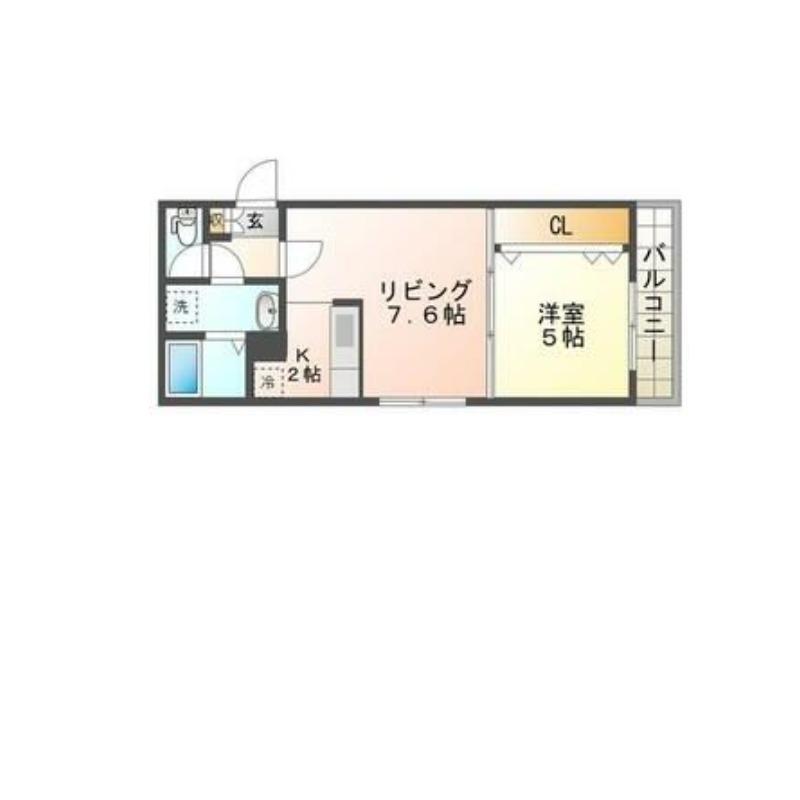 シャイニングライブIII(1LDK/3階)の間取り写真