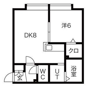 エクセレントN27(1LDK/1階)の間取り写真