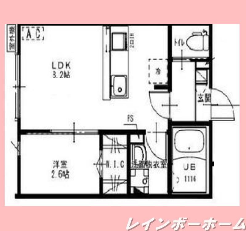 KEIAI RESIDENCE 我孫子(1LDK/1階)の間取り写真
