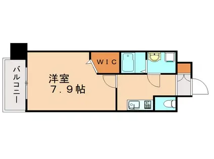 アクシオ北九州(1K/11階)の間取り写真