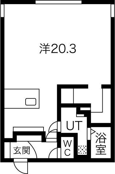 RESIDENCE SAPPORO KOULI(1LDK/2階)の間取り写真